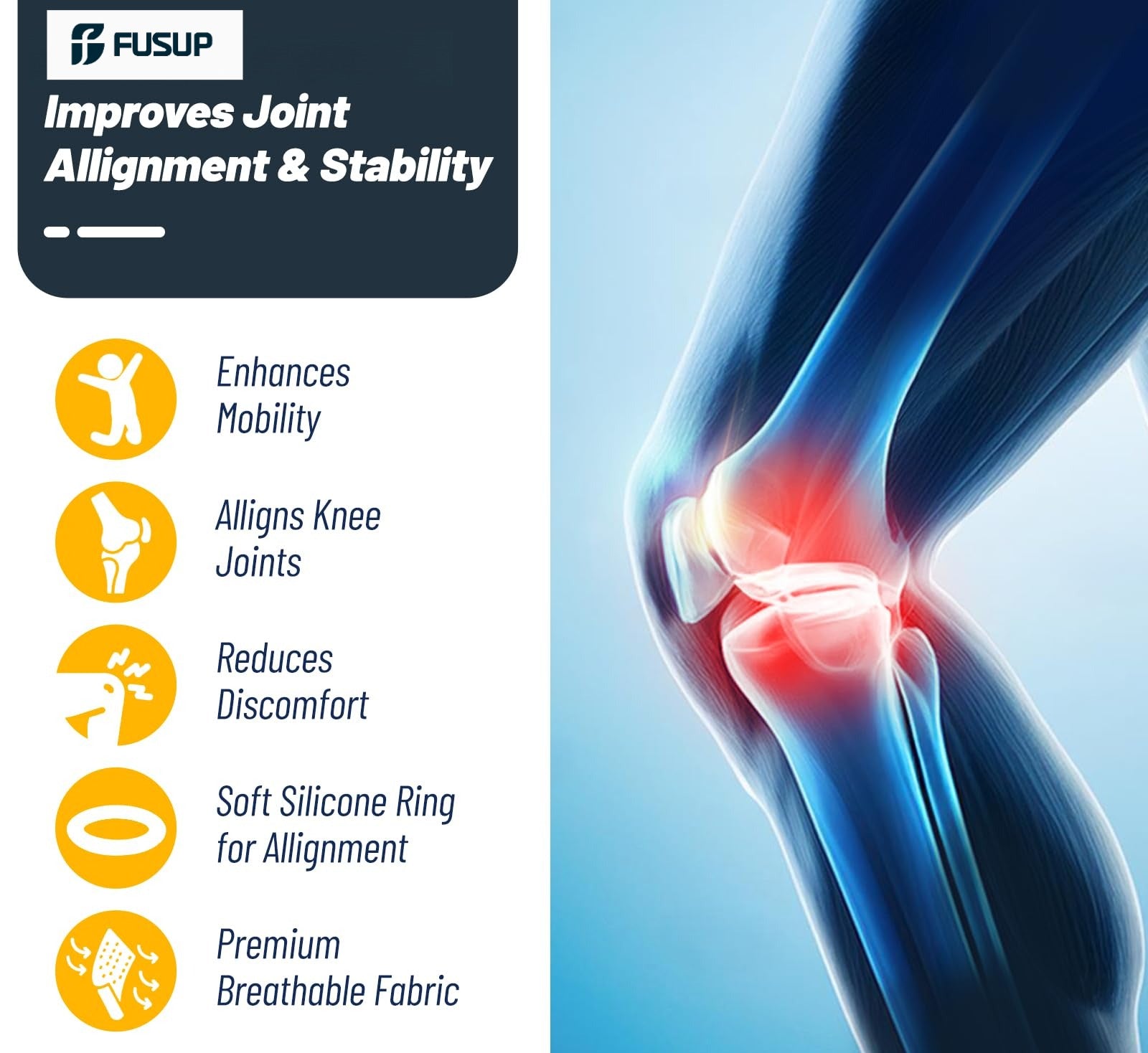 MoveStrap Knee Brace (Pair) - FuSup